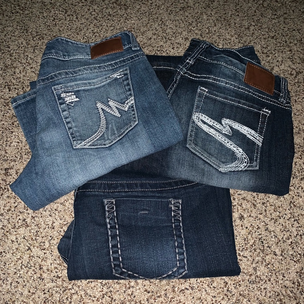 3 pair of Maurices Jeans